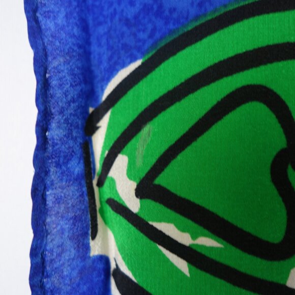 Vintage Escada News From The Tiger Print 100% Silk Scarf, Missing Label Tag - Picture 7 of 16